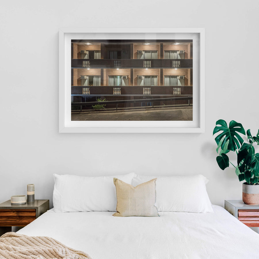 white frame