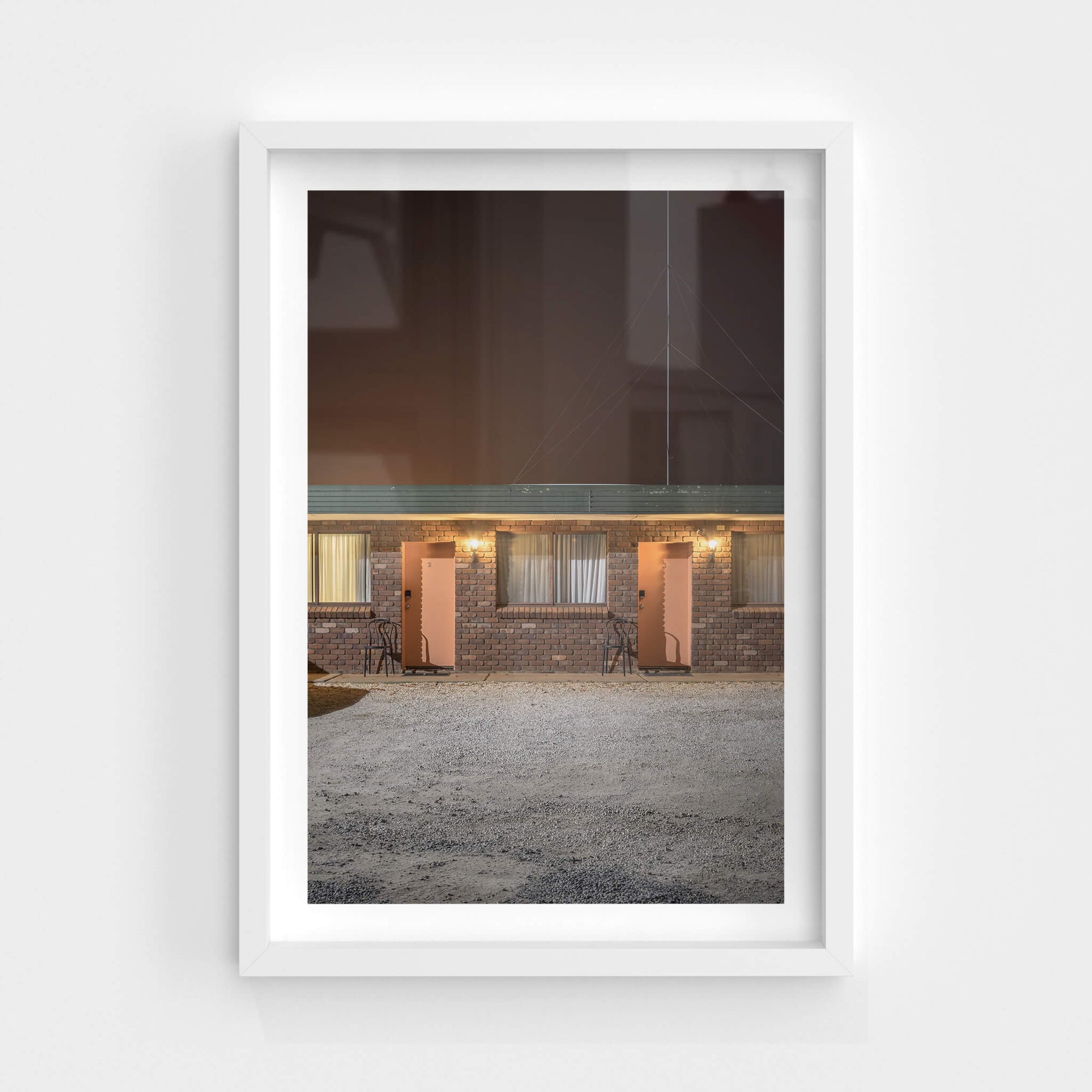 Robertson Country Motel, Robertson | Hotel Motel 101 Fine Art Print - Lost Collective Shop