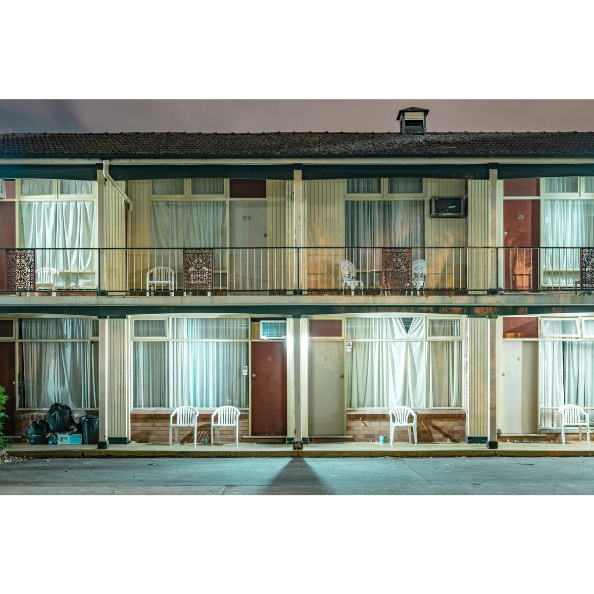 The Fontainebleau Motor Inn, Liverpool | Hotel Motel 101 Fine Art Print - Lost Collective Shop