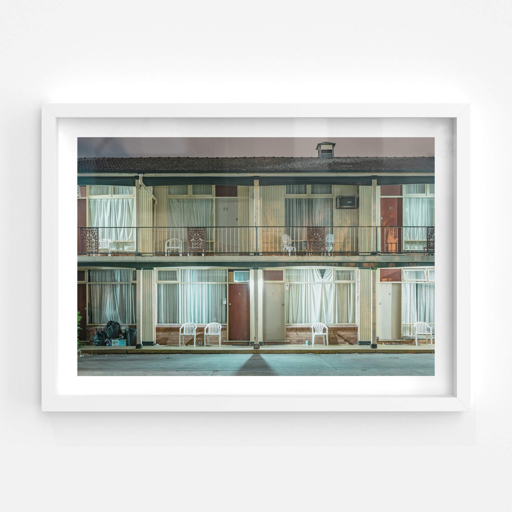 The Fontainebleau Motor Inn, Liverpool | Hotel Motel 101 Fine Art Print - Lost Collective Shop