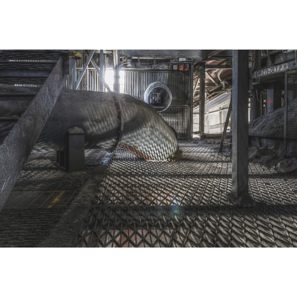Cement Mill Duct | Kandos Cement Works Fine Art Print - Lost Collective Shop