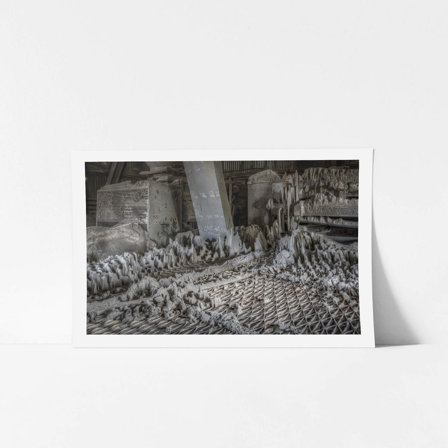 Cement Mill Floor at Kandos Cement Works, the years have shaped the dust into something almost alive.