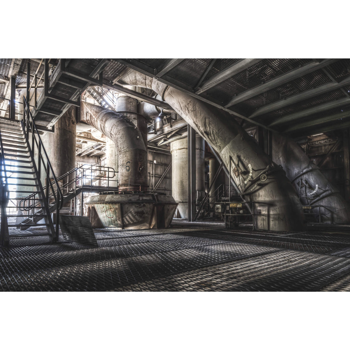 Cyclonic Separator | Kandos Cement Works Fine Art Print - Lost Collective Shop