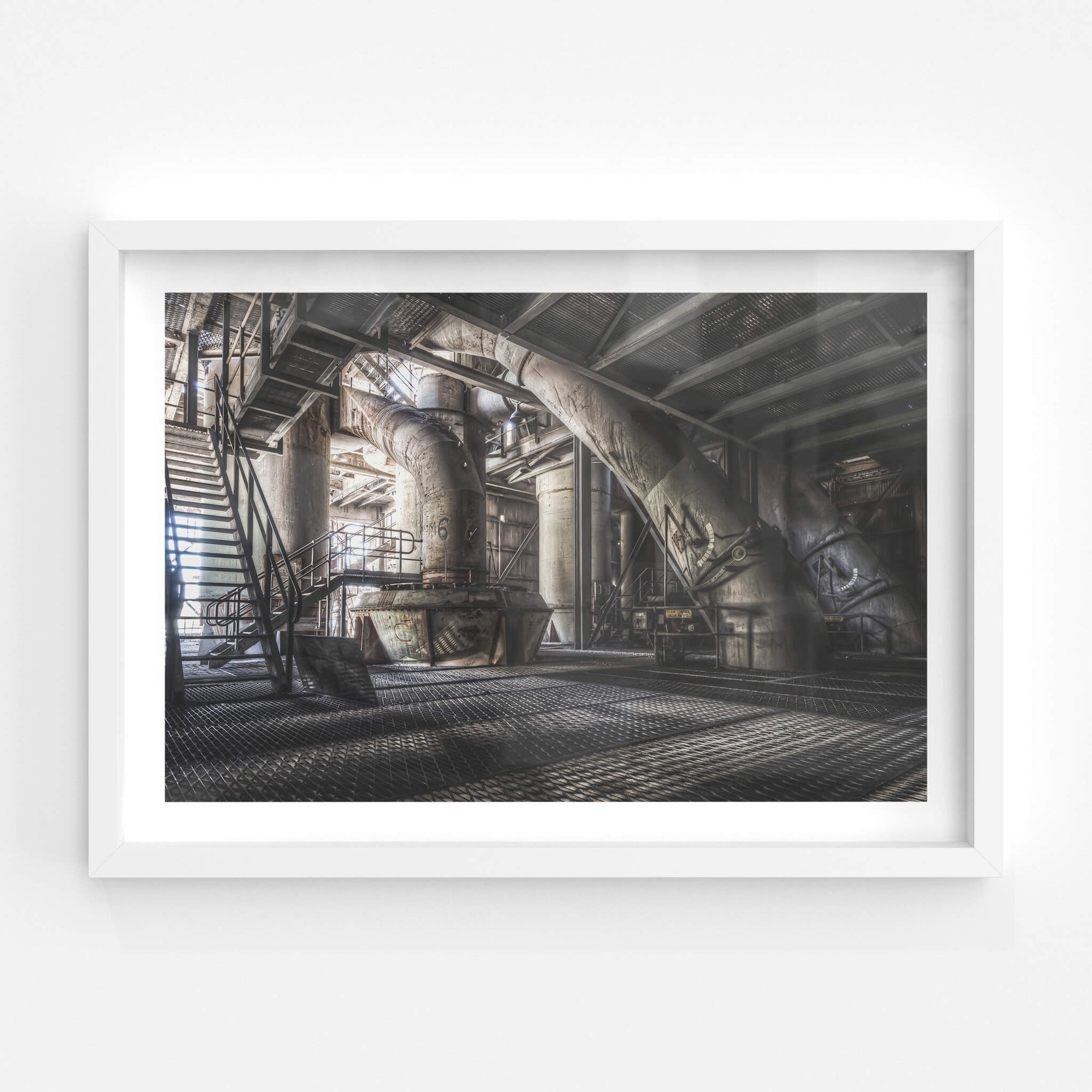 Cyclonic Separator | Kandos Cement Works Fine Art Print - Lost Collective Shop