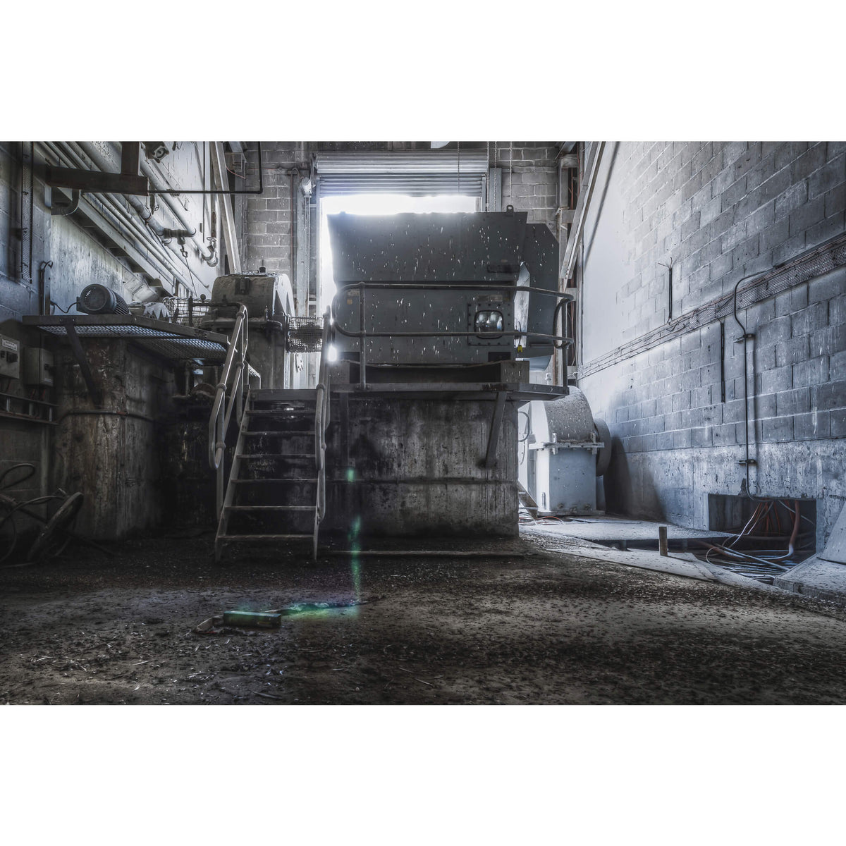 Number Six Ball Mill Drive | Kandos Cement Works Fine Art Print - Lost Collective Shop
