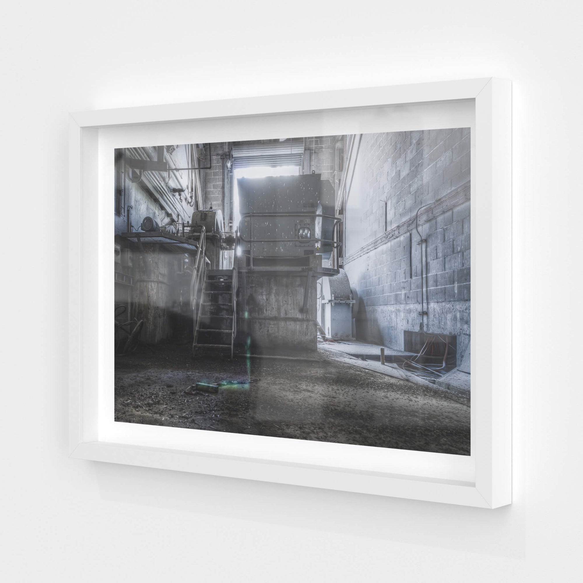 Number Six Ball Mill Drive | Kandos Cement Works Fine Art Print - Lost Collective Shop