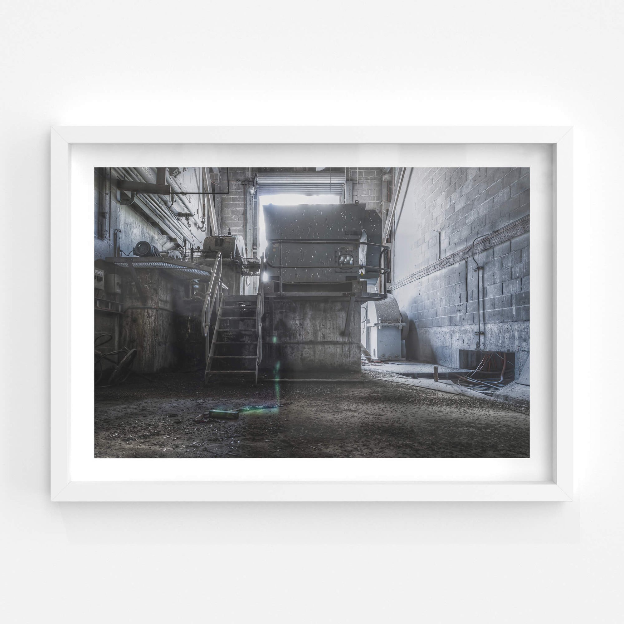 Number Six Ball Mill Drive | Kandos Cement Works Fine Art Print - Lost Collective Shop