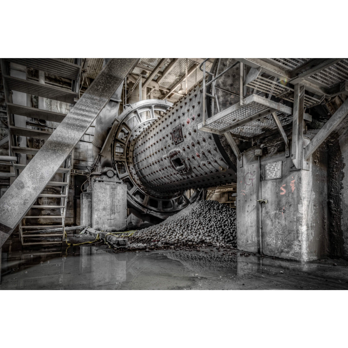 Number Six Raw Mill | Kandos Cement Works Fine Art Print - Lost Collective Shop