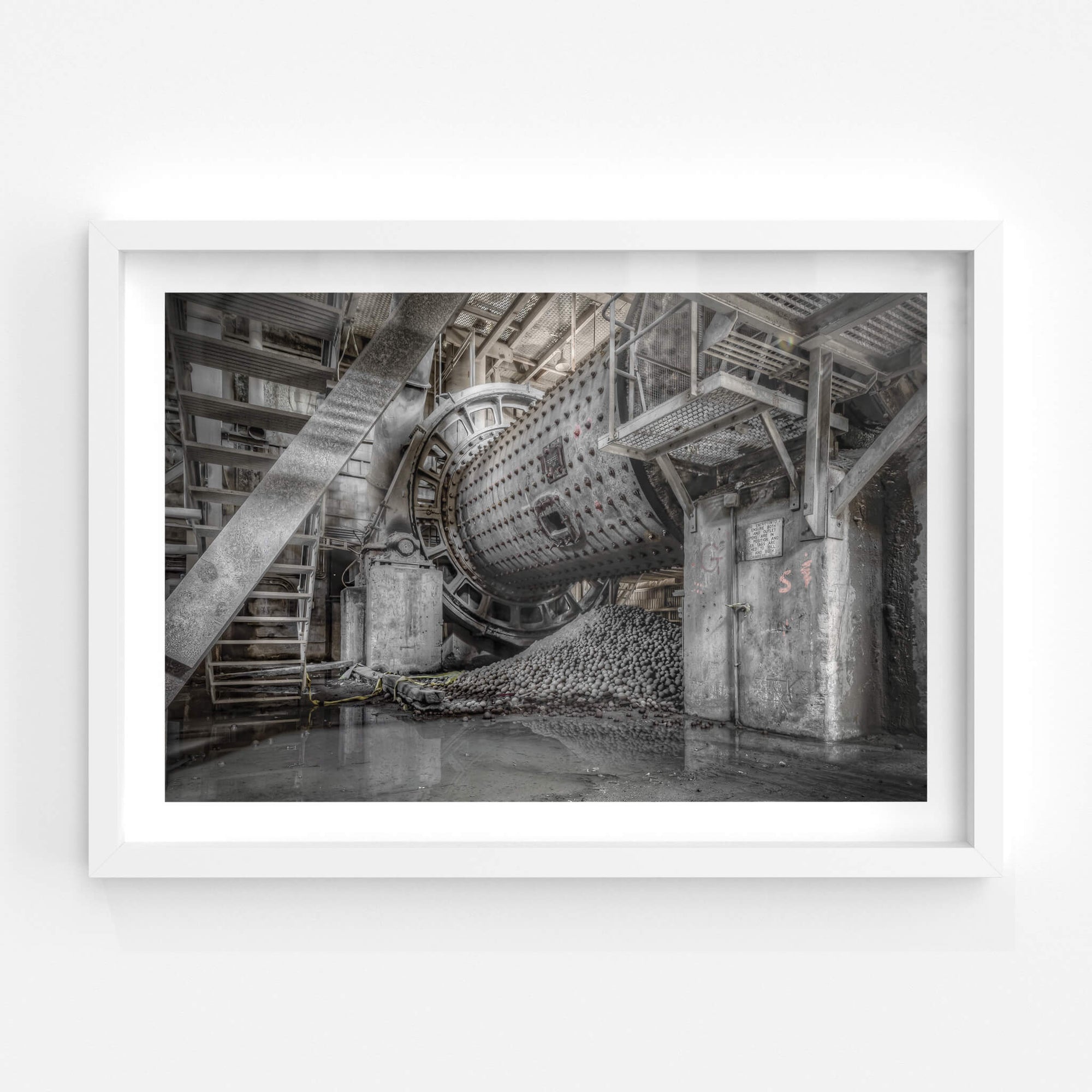 Number Six Raw Mill | Kandos Cement Works Fine Art Print - Lost Collective Shop