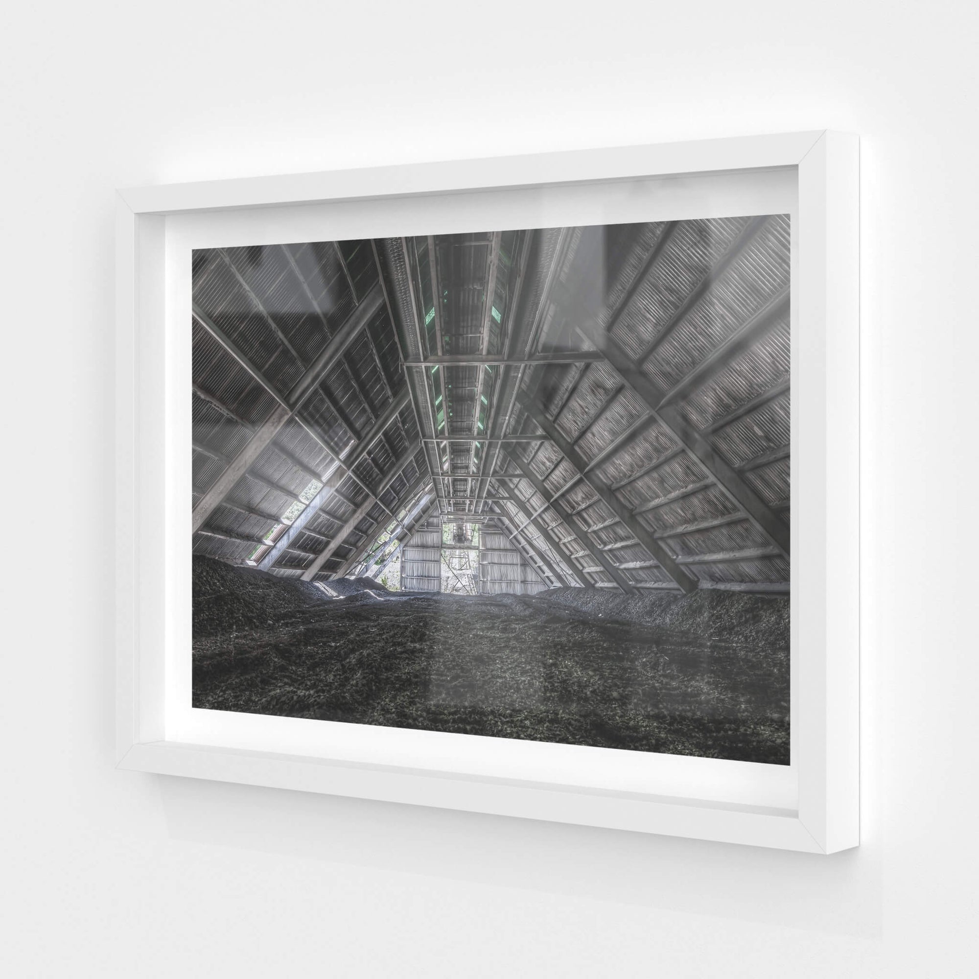 Raw Stone Shed | Kandos Cement Works Fine Art Print - Lost Collective Shop