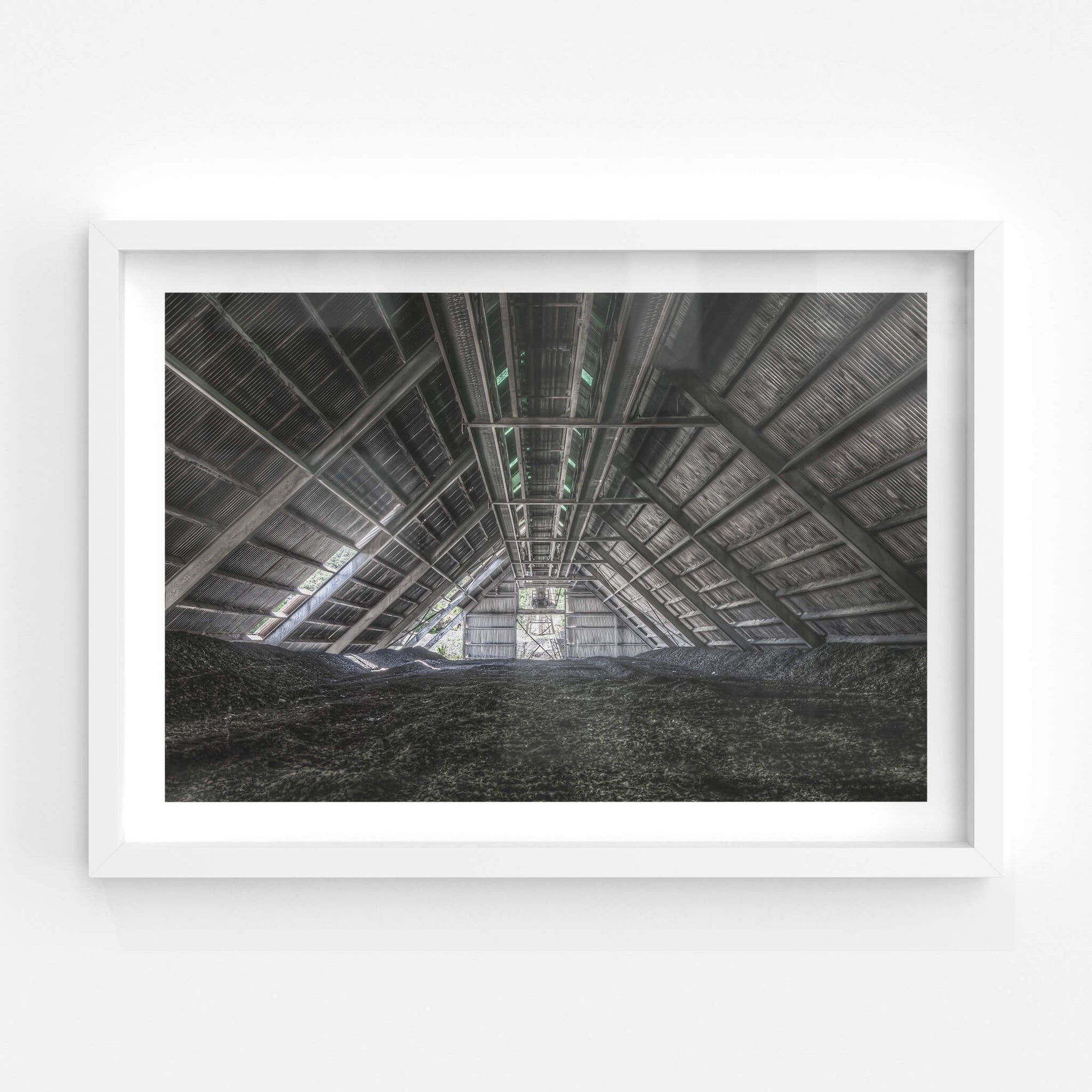 Raw Stone Shed | Kandos Cement Works Fine Art Print - Lost Collective Shop