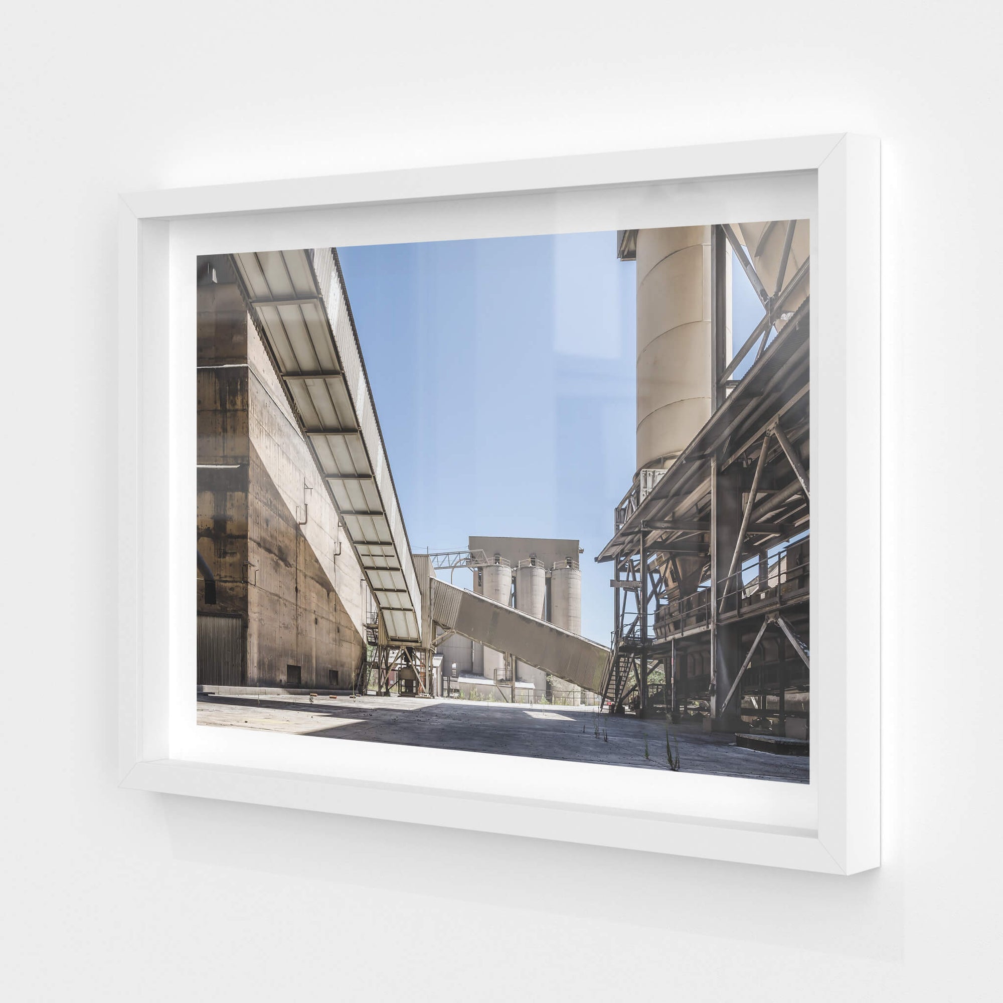 Top Of The Works | Kandos Cement Works Fine Art Print - Lost Collective Shop