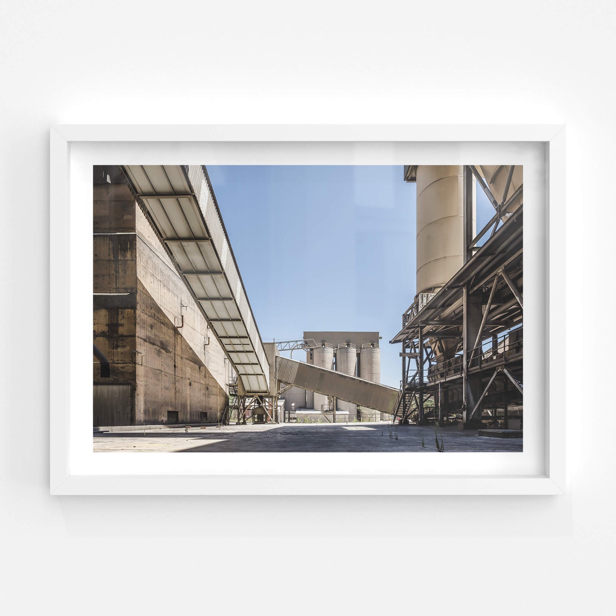 Top Of The Works | Kandos Cement Works Fine Art Print - Lost Collective Shop