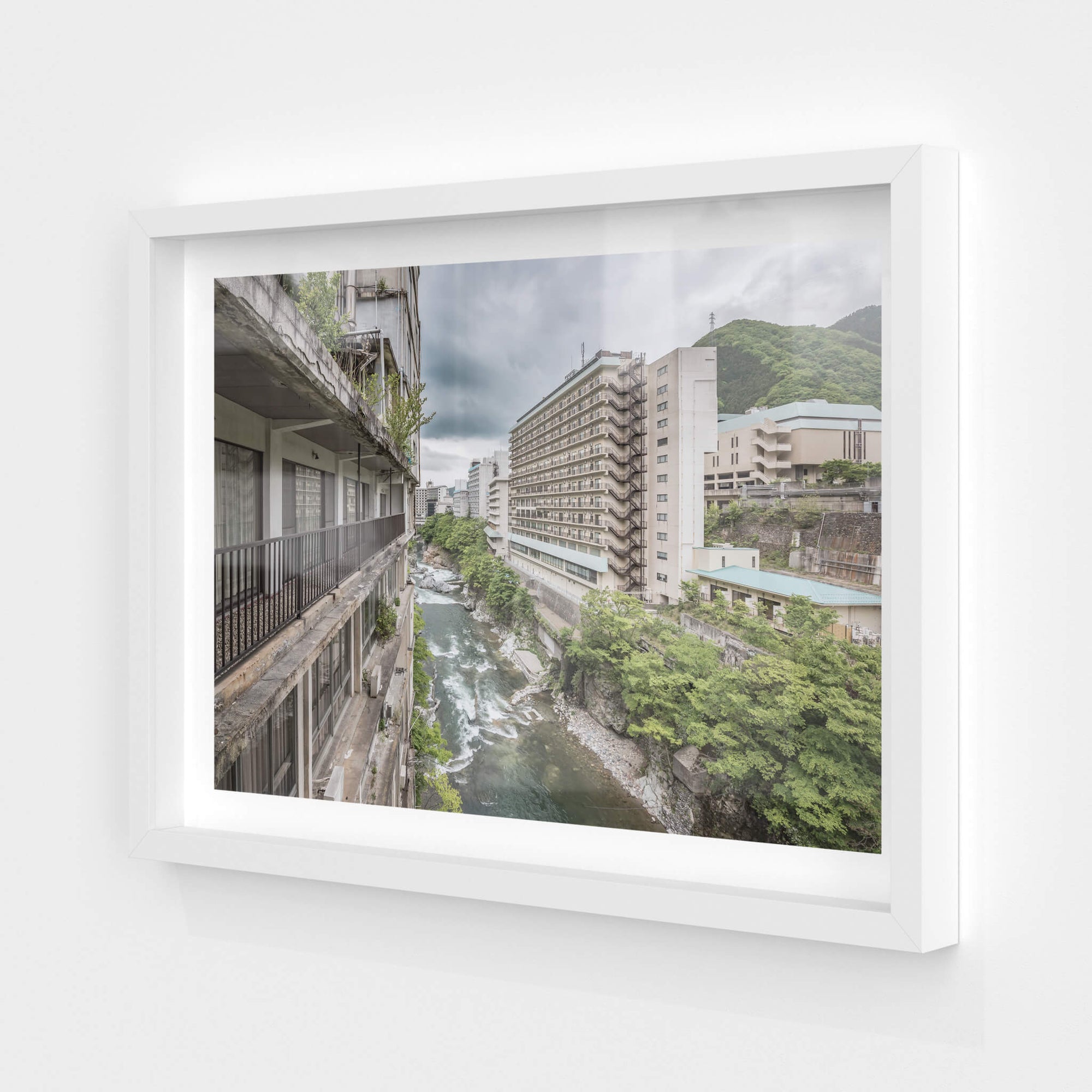 Balcony Looking Downstream | Kinugawa Kan Fine Art Print - Lost Collective Shop