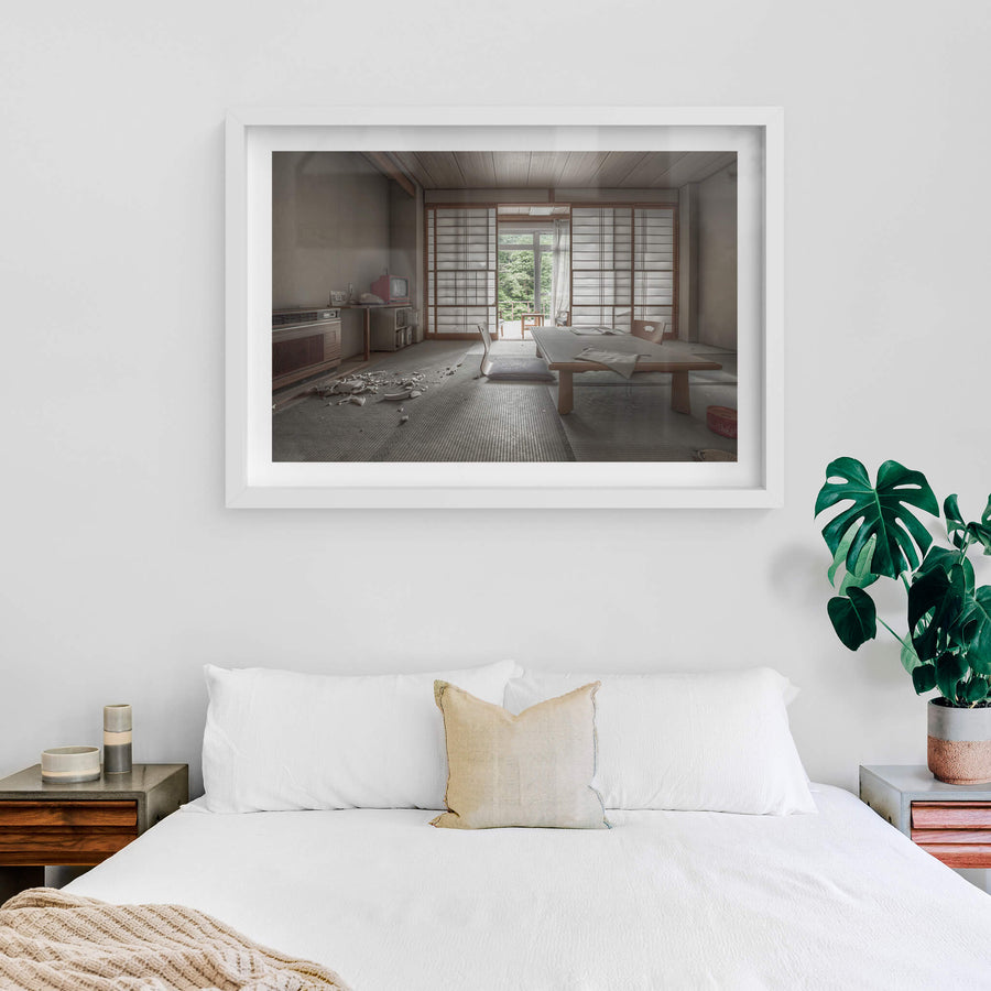 white frame