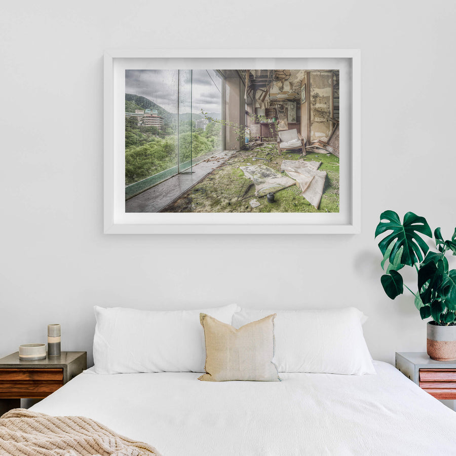 white frame