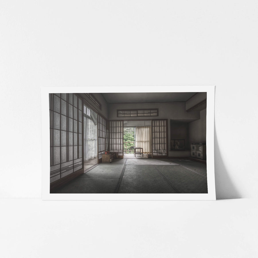 Main Guest Room at Kinugawa Kan, tatami mats line the floor of a corner guest room at Kinugawa Kan.