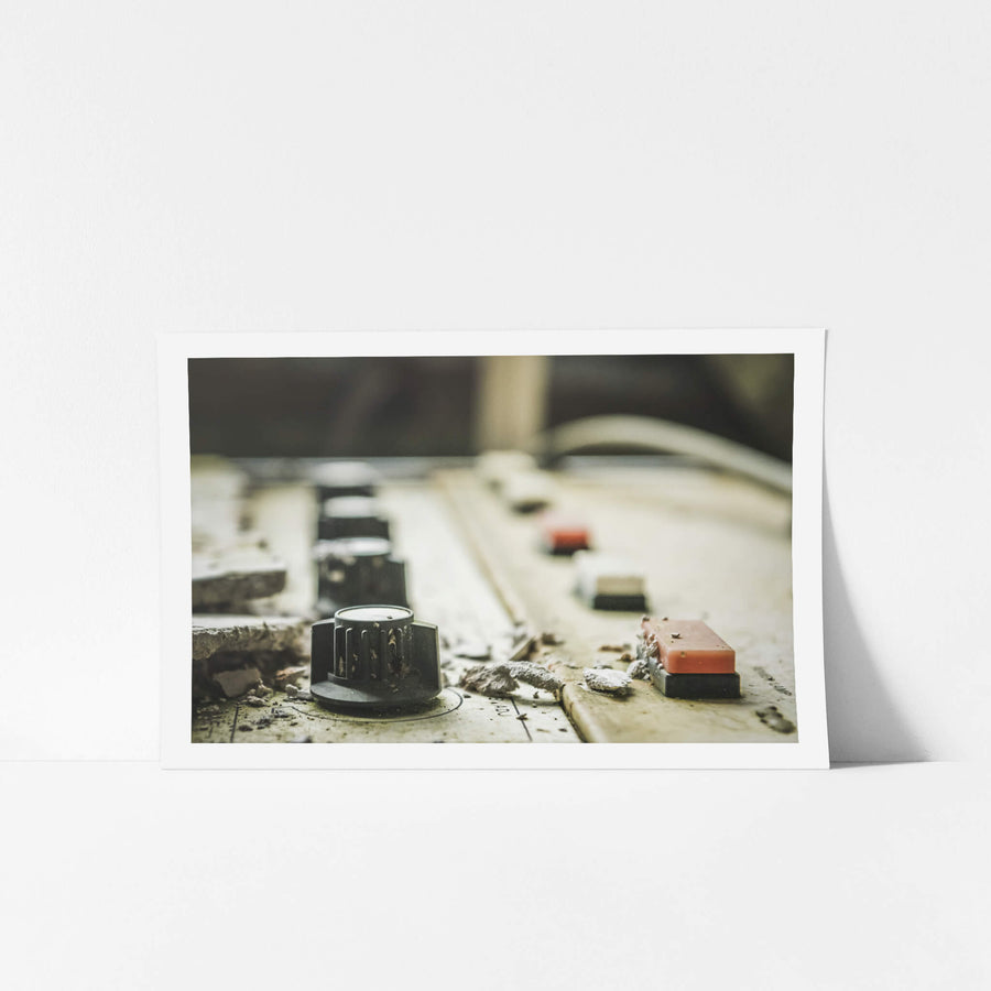 Control Knobs at Kuwashima Hospital, once carefully adjusted to aid patient recovery, they remain untouched, frozen.