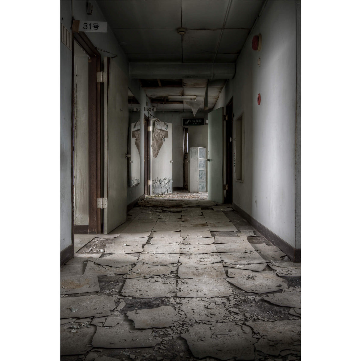 Hallway | Kuwashima Hospital Fine Art Print - Lost Collective Shop