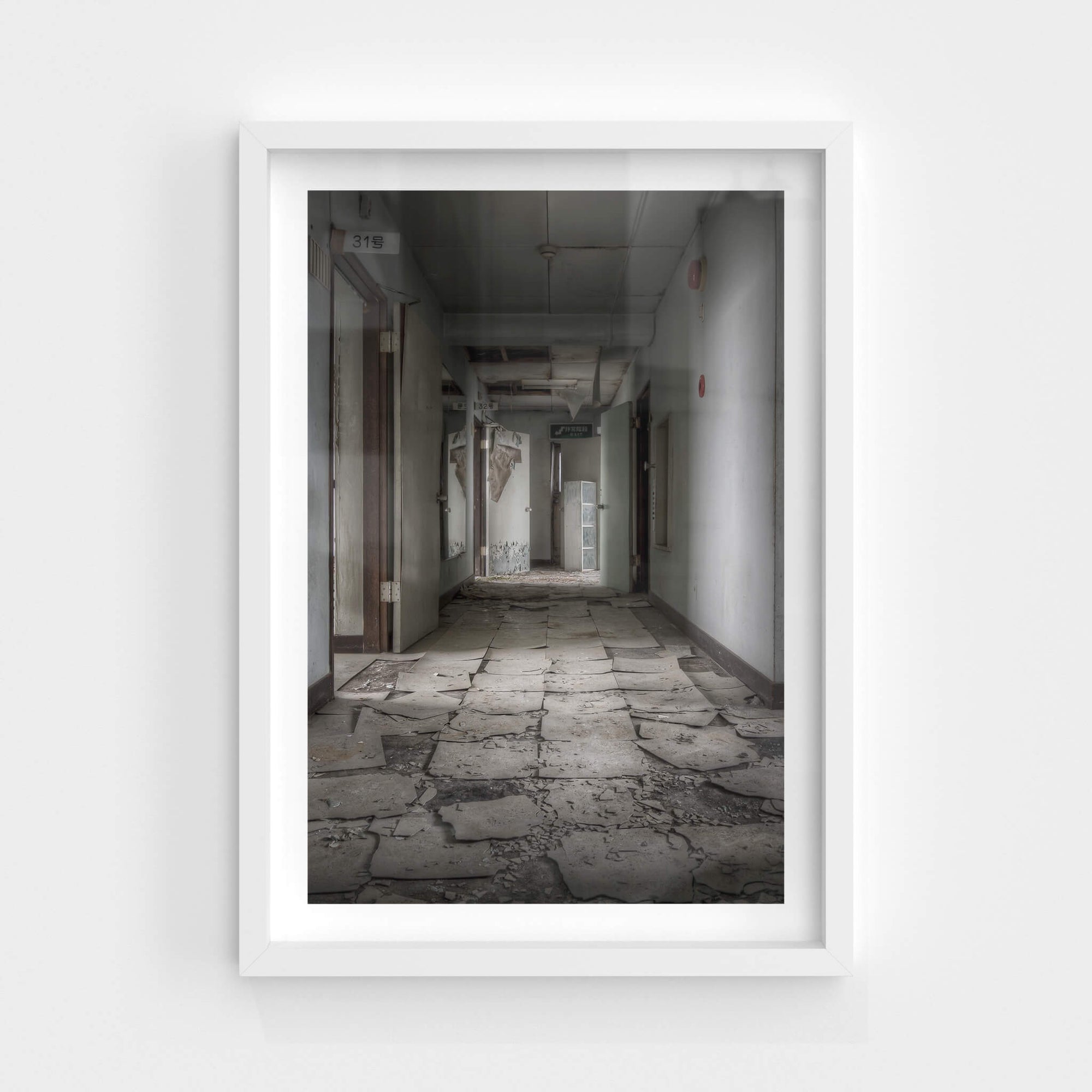 Hallway | Kuwashima Hospital Fine Art Print - Lost Collective Shop