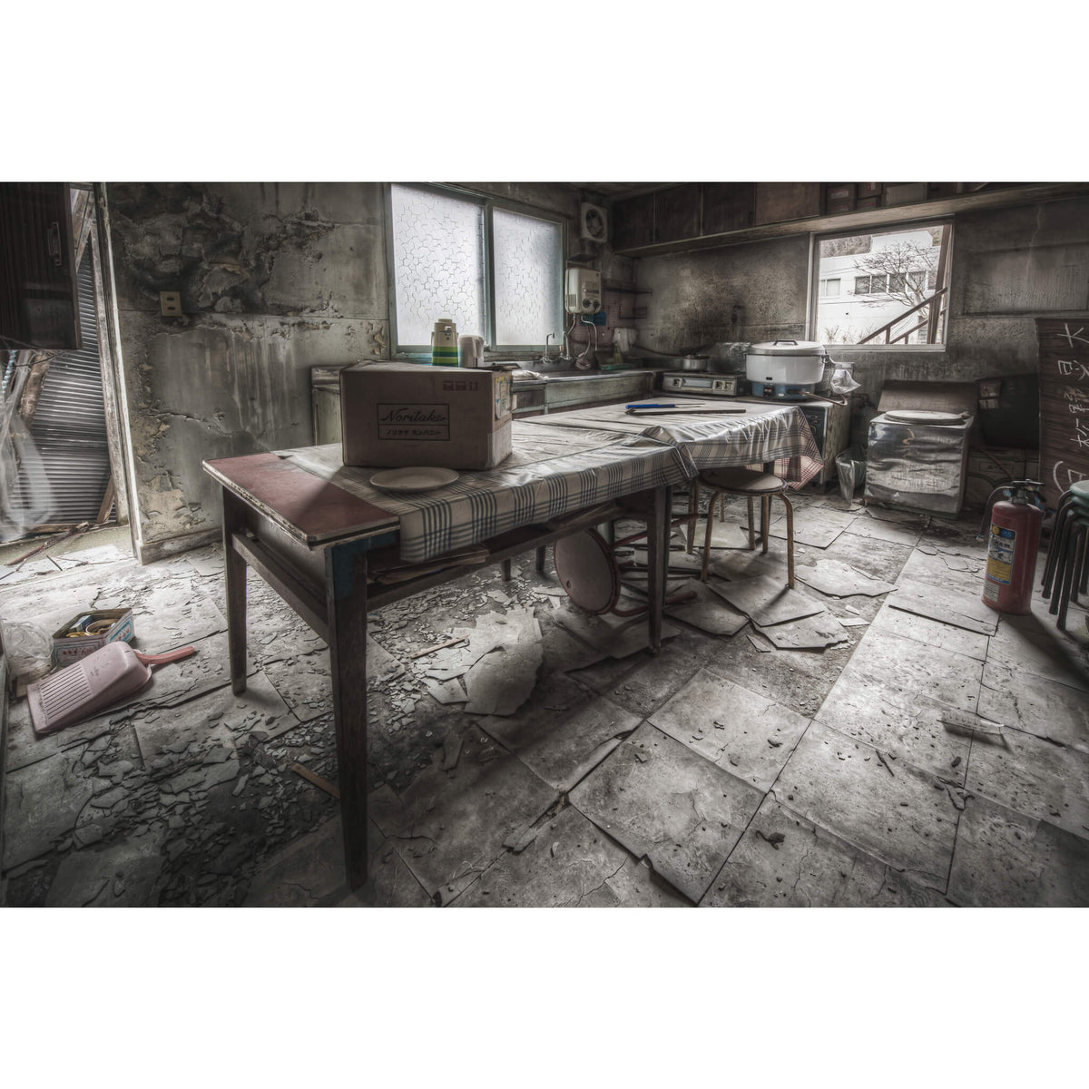 Kitchen And Dining Room | Kuwashima Hospital Fine Art Print - Lost Collective Shop