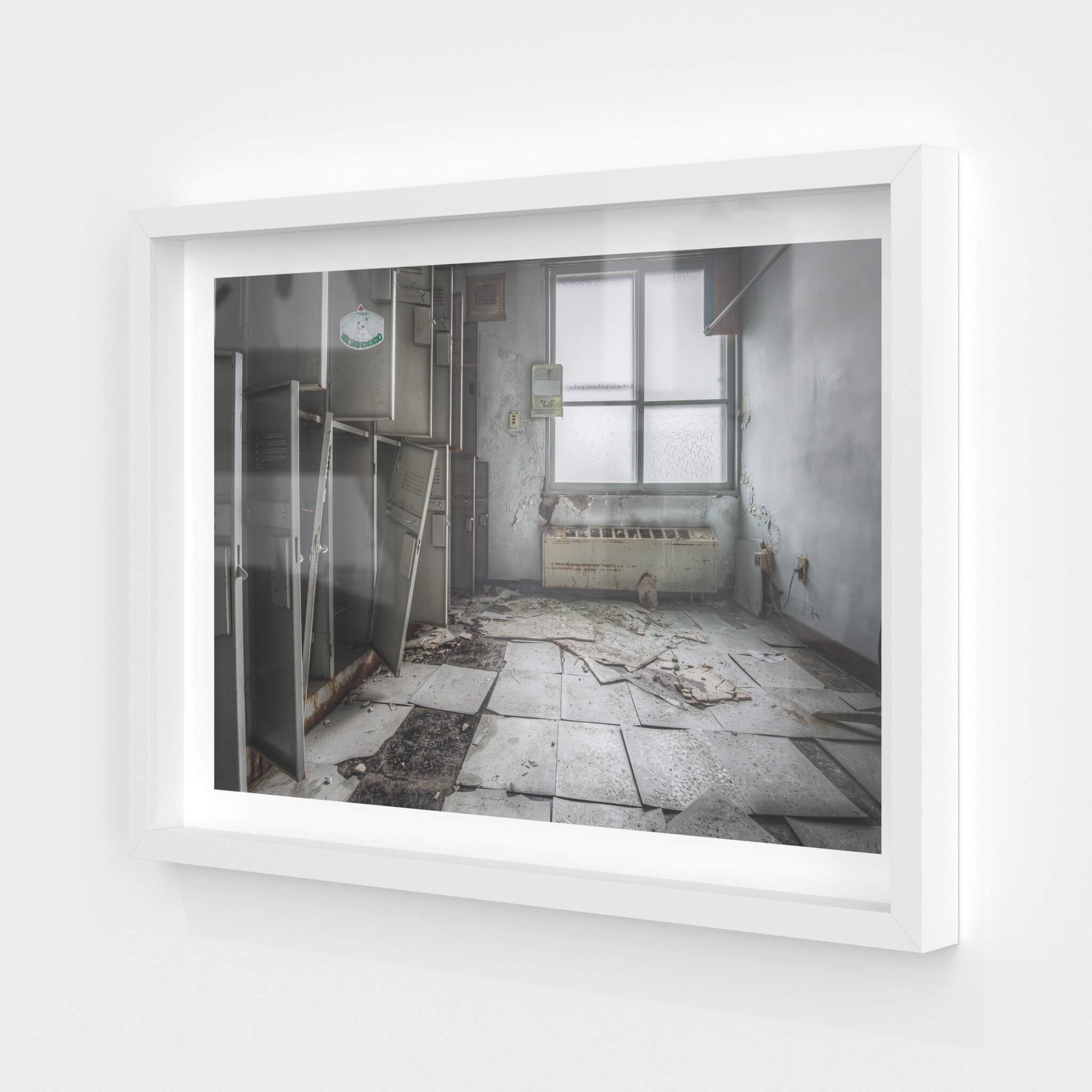 Locker Room | Kuwashima Hospital Fine Art Print - Lost Collective Shop