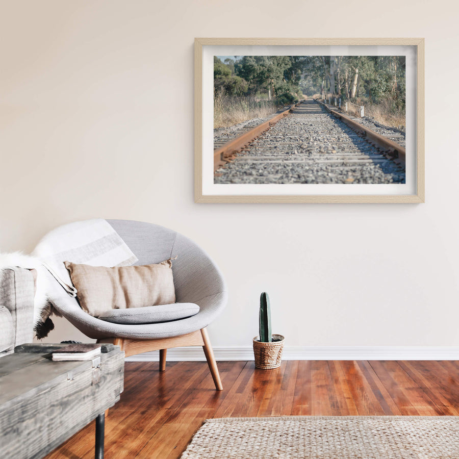 Healsville Railway at Landscapes, a disused railway running through a semi-rural region of the Yarra Valley.