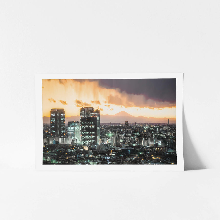 Shinjuku To Mt Fuji at Landscapes, shot from Shinjuku, looking over Setagaya and viewing towards Mt Fuji.
