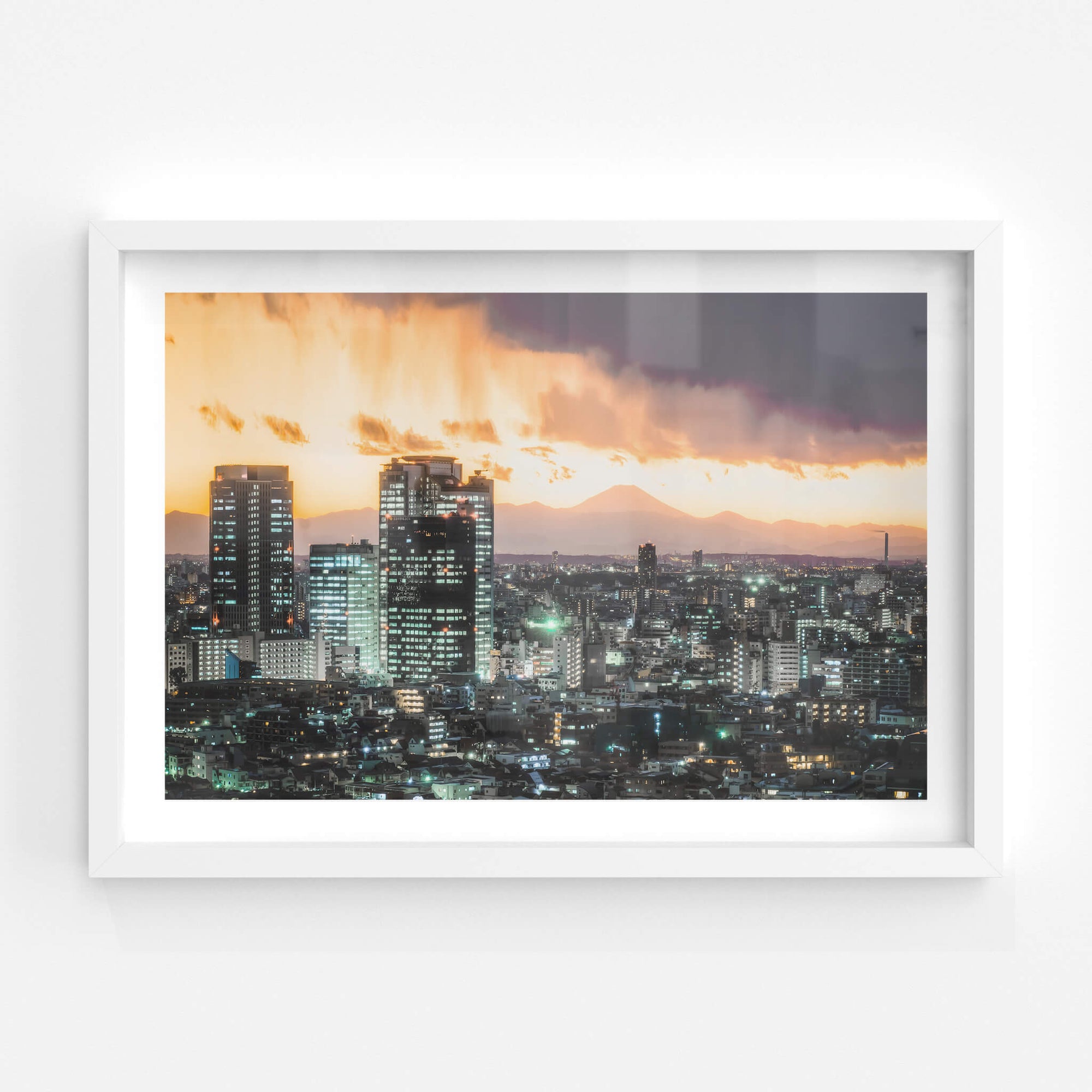 Shinjuku To Mt Fuji | Landscapes Fine Art Print - Lost Collective Shop