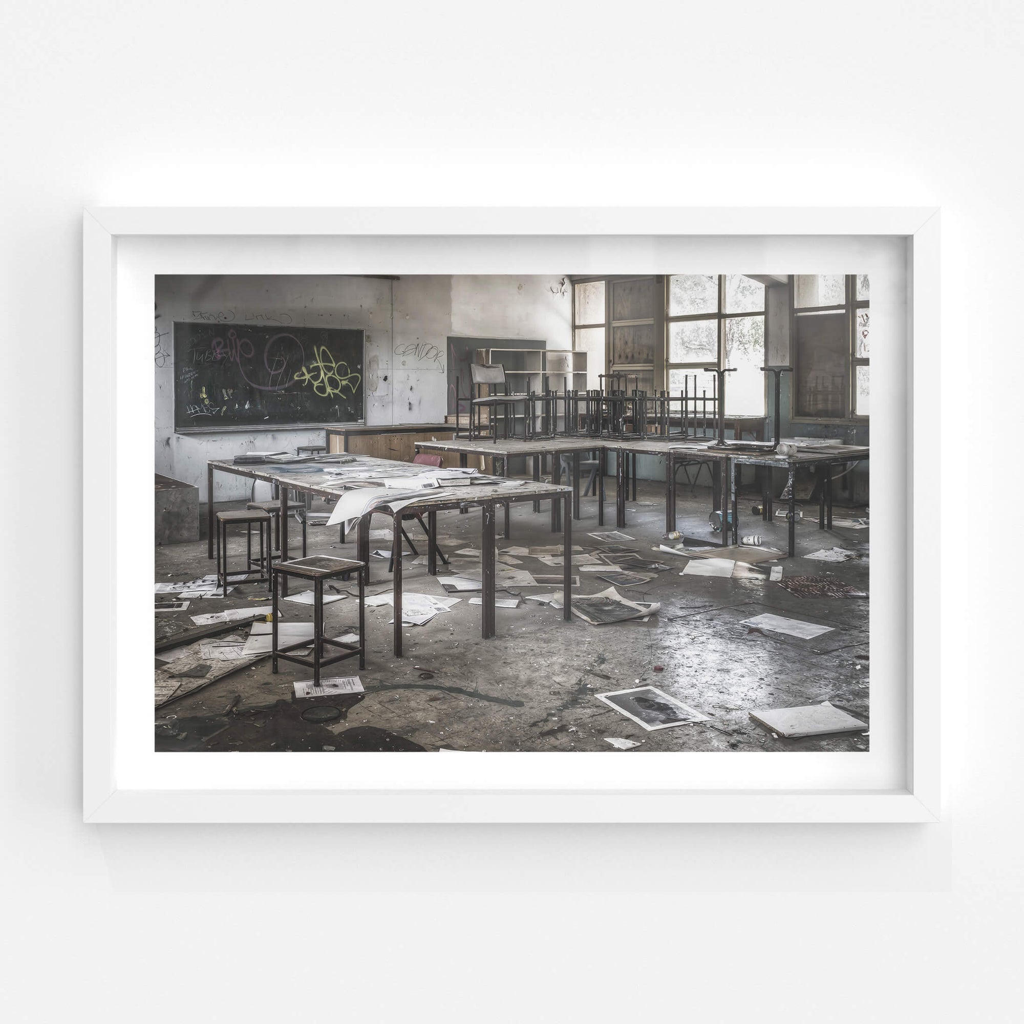 Art Class | Macquarie Boys Technology High Fine Art Print - Lost Collective Shop