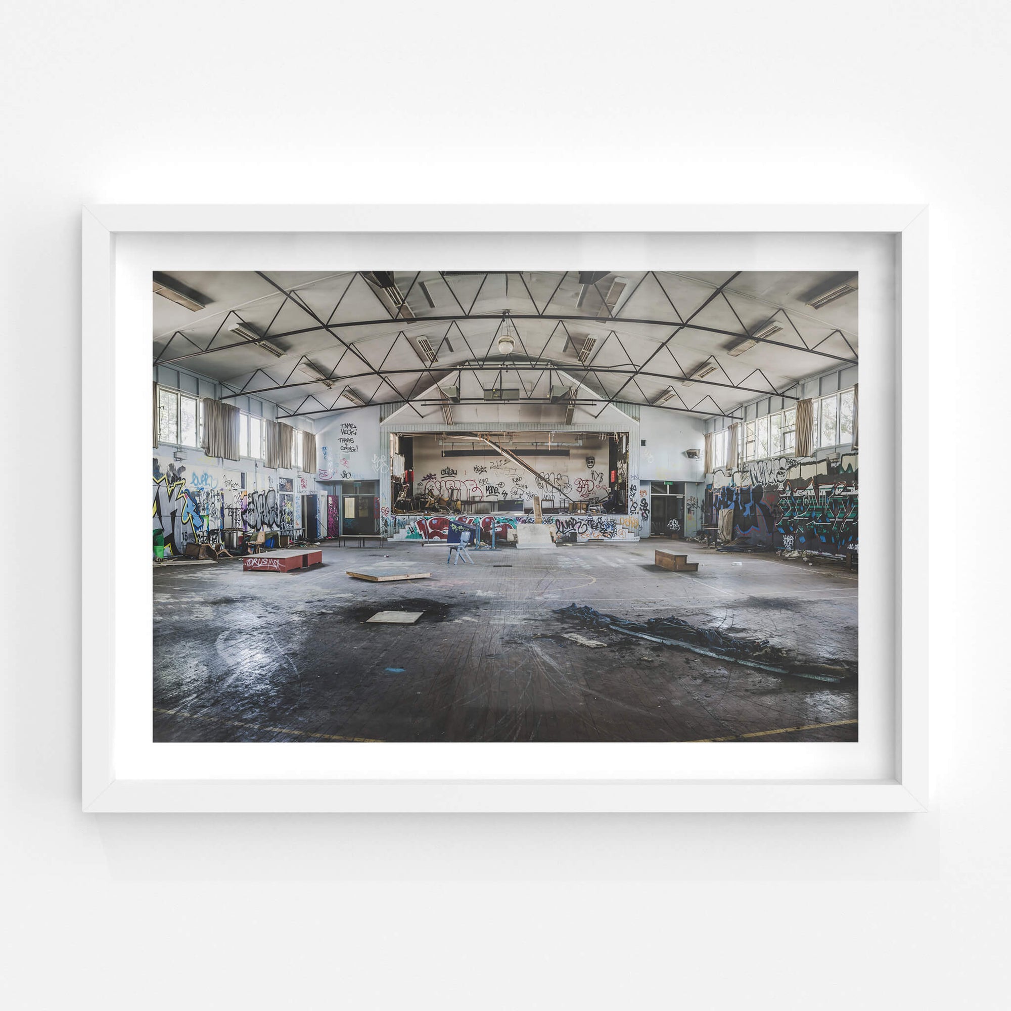 Assembly Hall | Macquarie Boys Technology High Fine Art Print - Lost Collective Shop