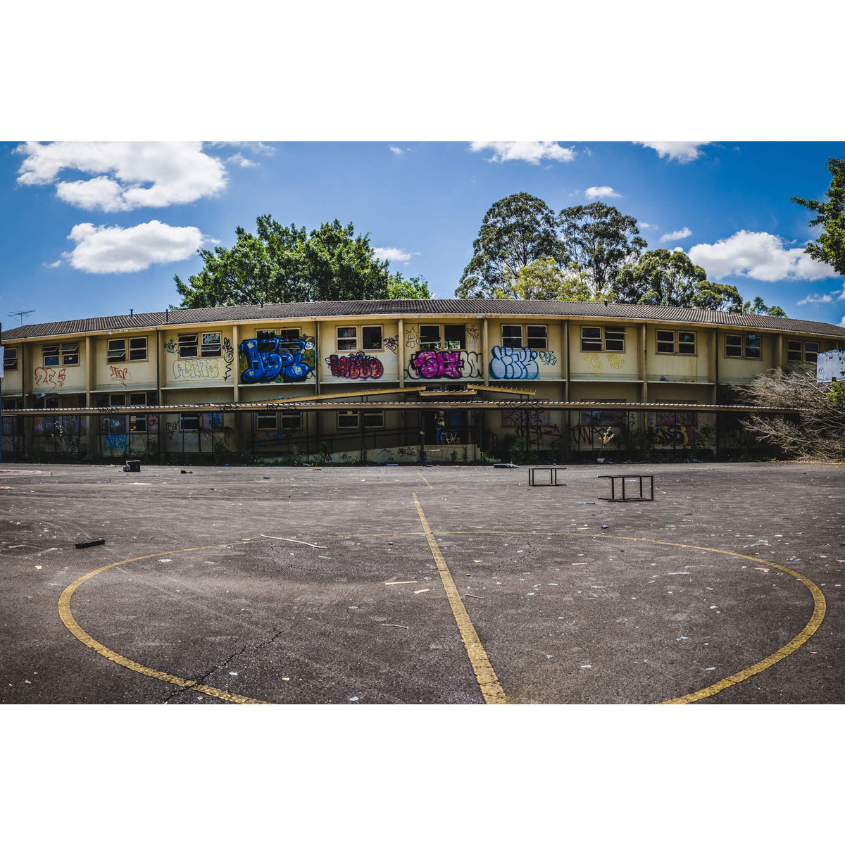 Basketball Court Panorama | Macquarie Boys Technology High