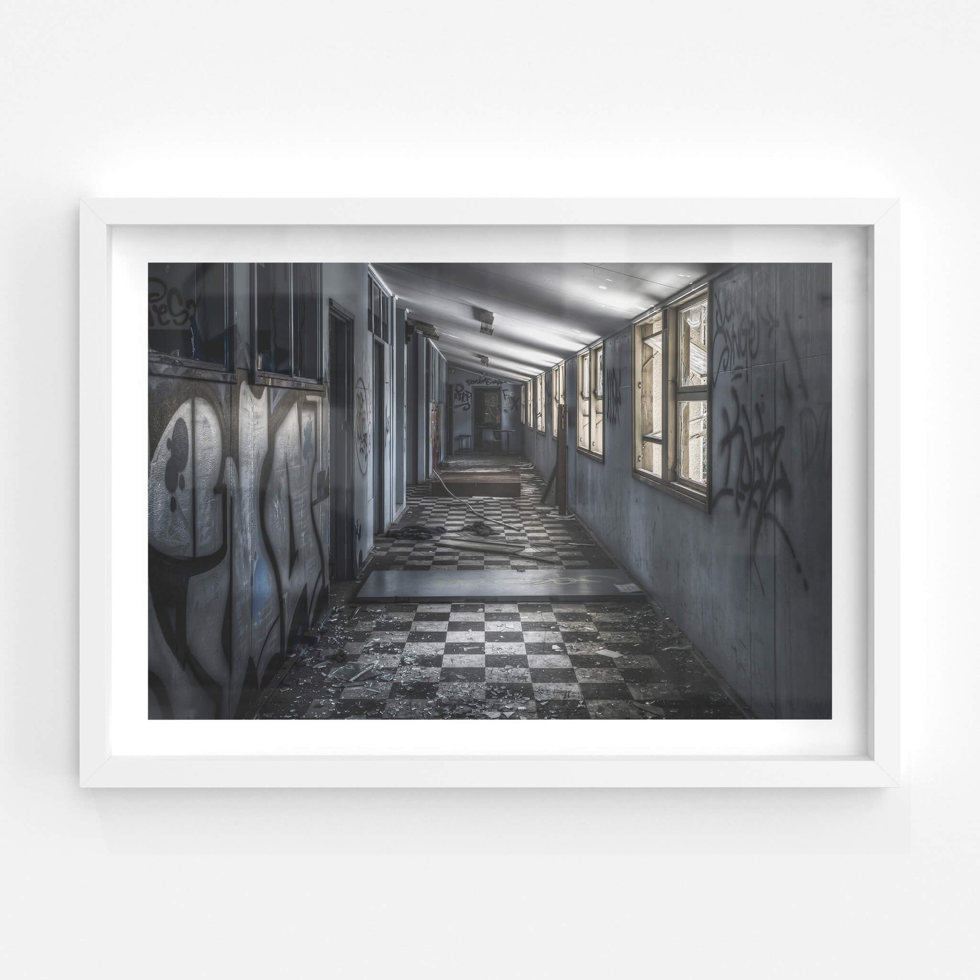 English Block | Macquarie Boys Technology High Fine Art Print - Lost Collective Shop