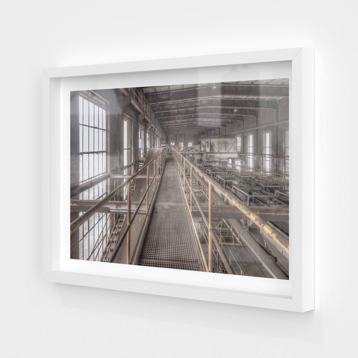 white frame