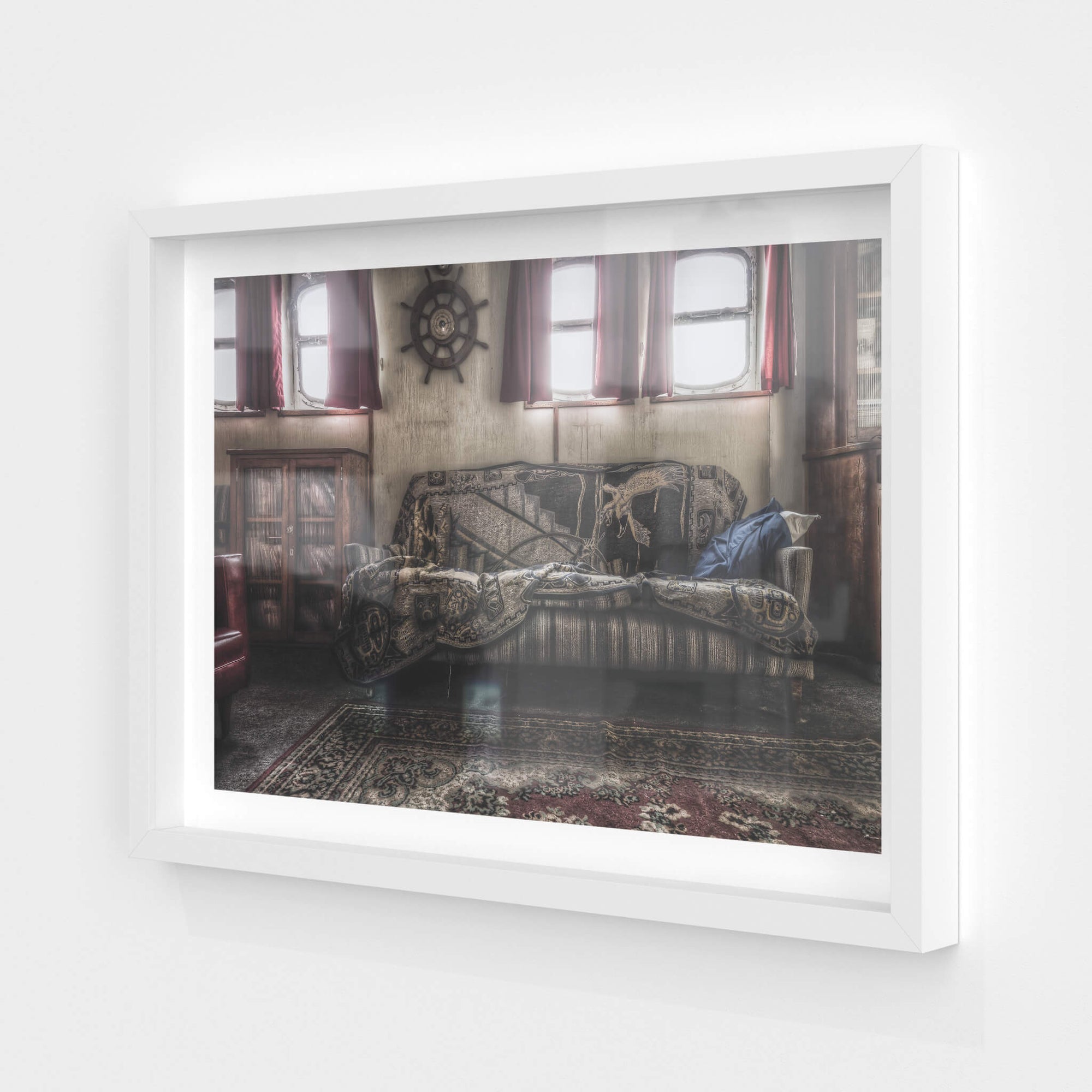 Officers Smoke Room | MV Cape Don Fine Art Print - Lost Collective Shop