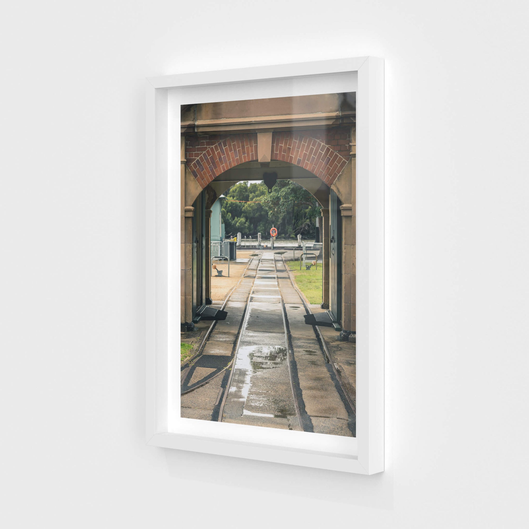 Entrance Rails | Newington Armory