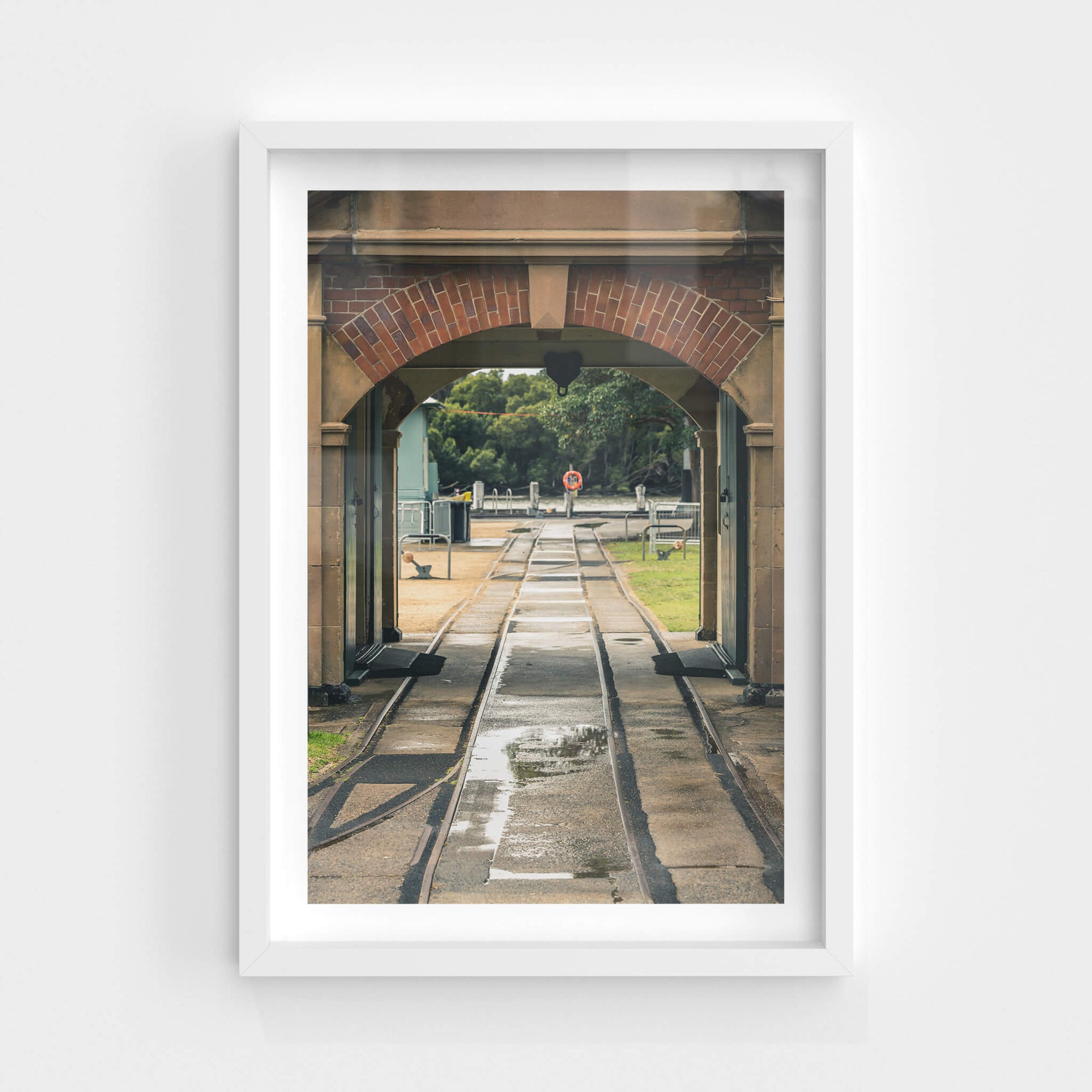 Entrance Rails | Newington Armory