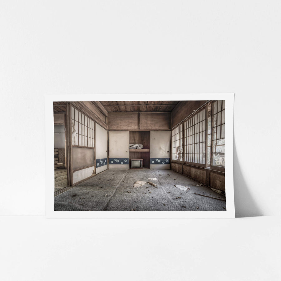 Bedroom at Nichitsu Mining Village, a traditional Japanese washitsu.