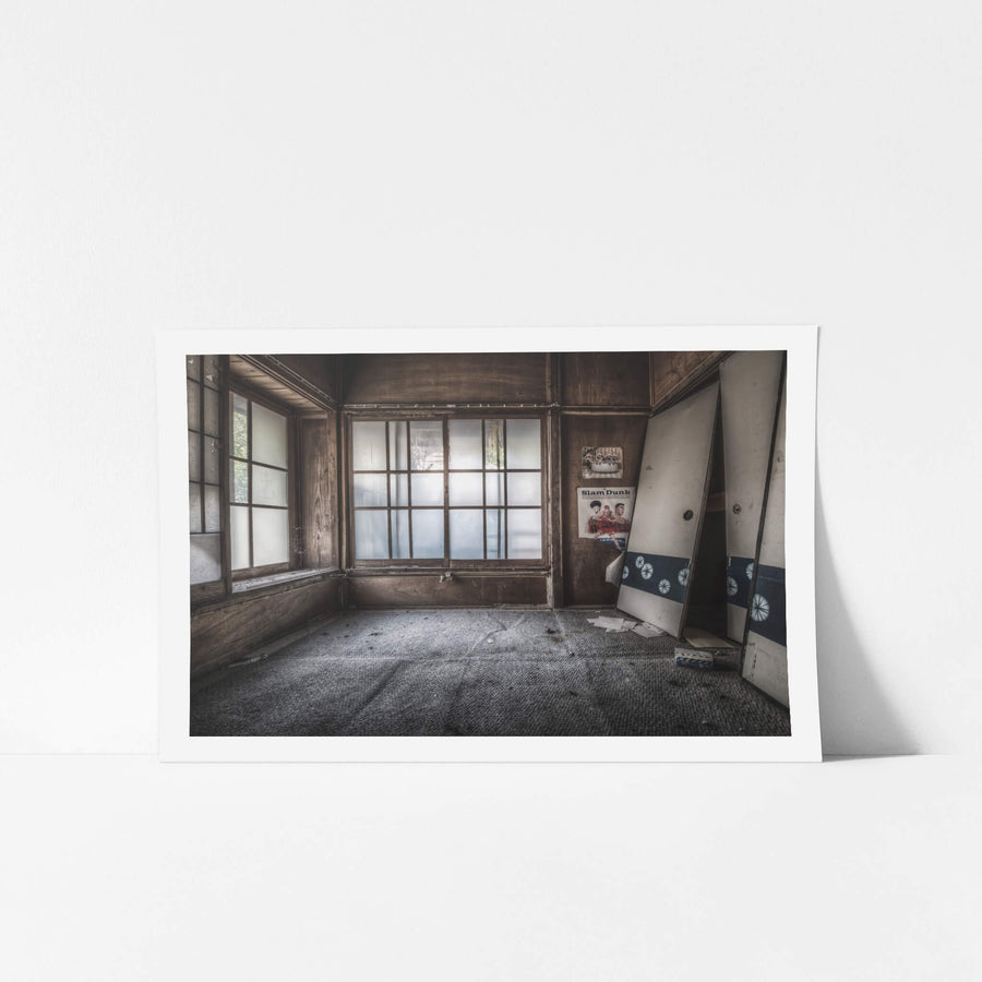 Kids Bedroom at Nichitsu Mining Village, a corner room in a Japanese timber-framed house.