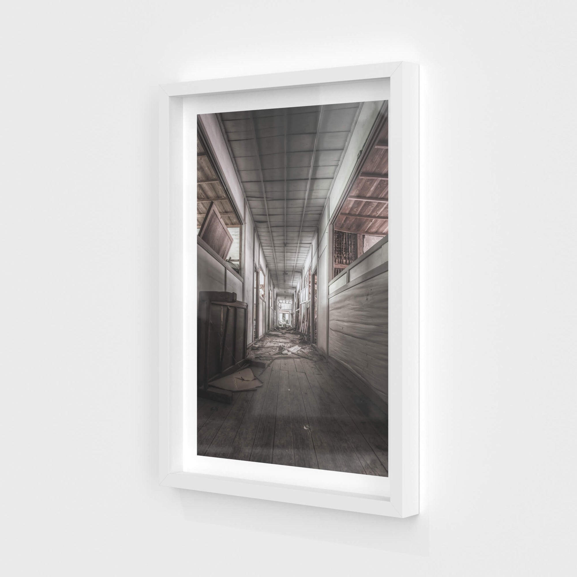 School Hall | Nichitsu Mining Village Fine Art Print - Lost Collective Shop