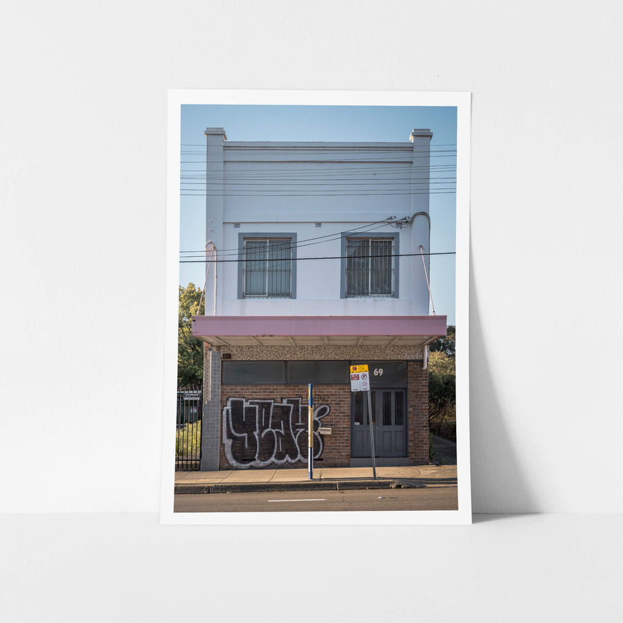 Yeah at Parramatta Road, a two-storey interwar shopfront at number 69 Parramatta Road.