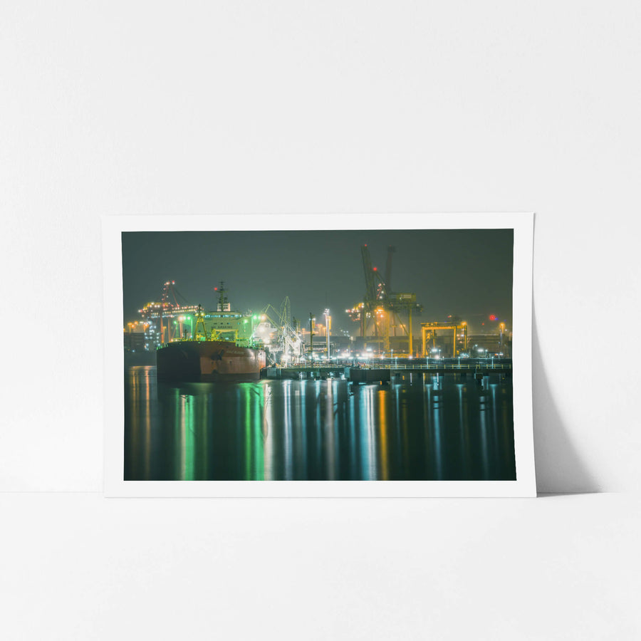 Bulk Liquids Berth at Port Botany, a long exposure of the Bulk Liquids Berth of Port Botany.