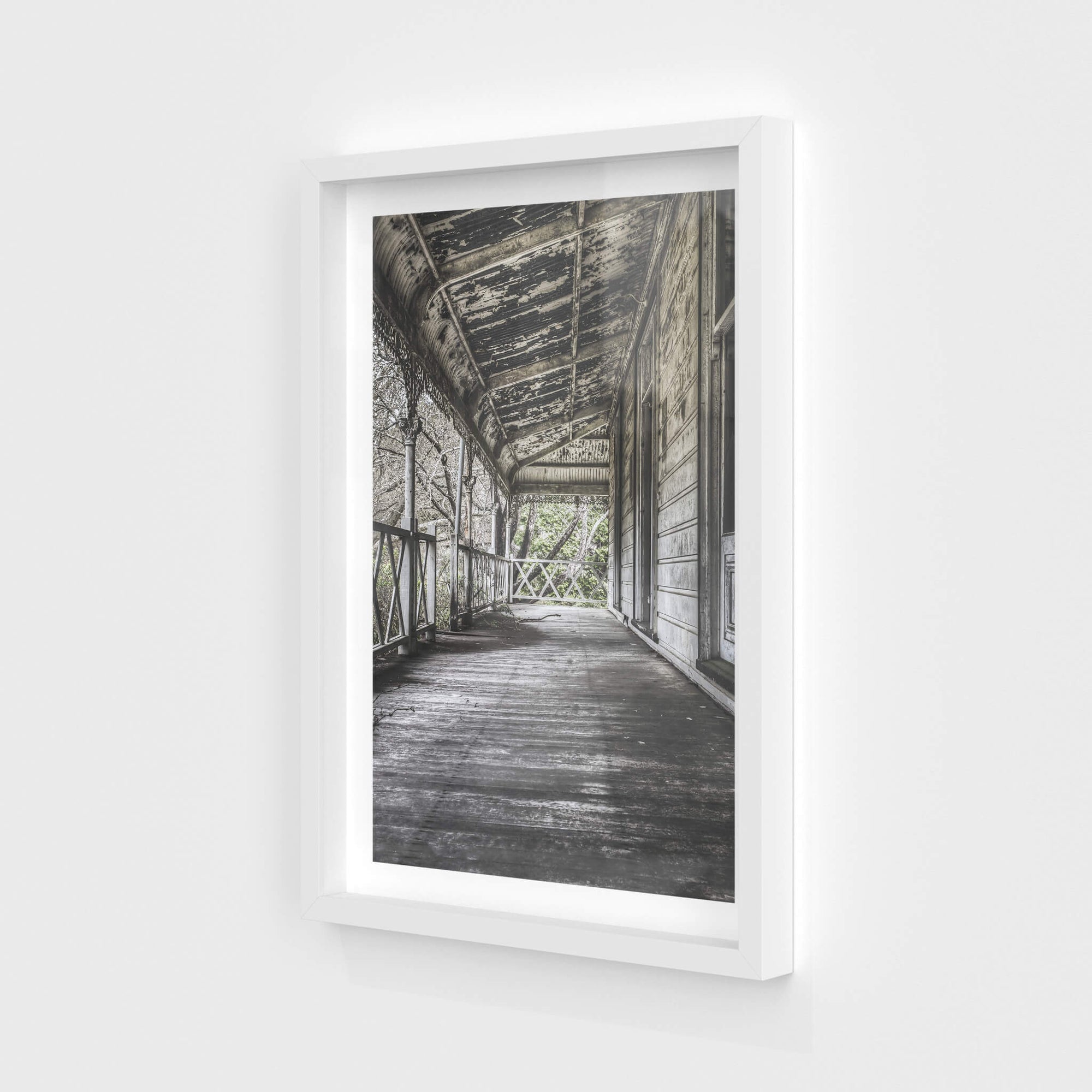 Garden Verandah | Queen Victoria Sanitorium Fine Art Print - Lost Collective Shop