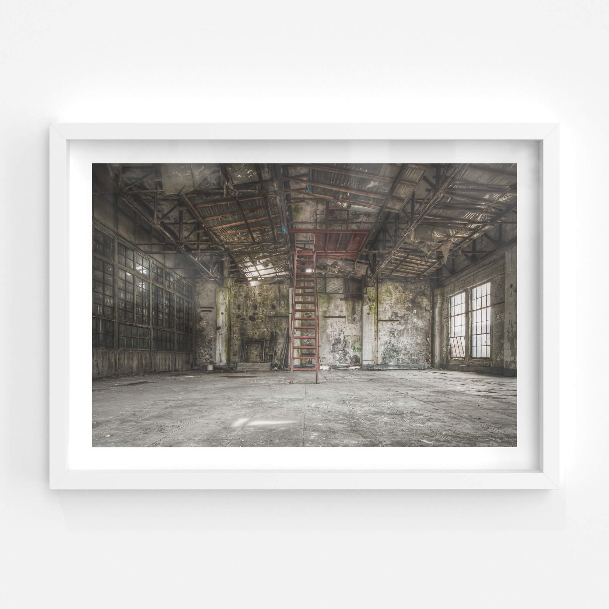 Control Room Mezzanine | Shimizusawa Thermal Power Plant Fine Art Print - Lost Collective Shop