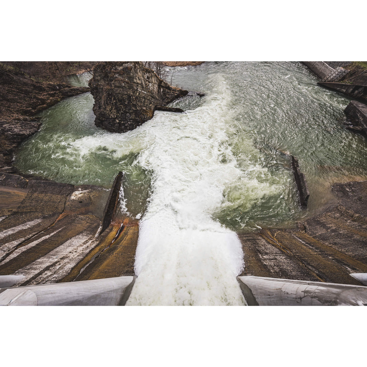 Spillway | Shimizusawa Thermal Power Plant Fine Art Print - Lost Collective Shop