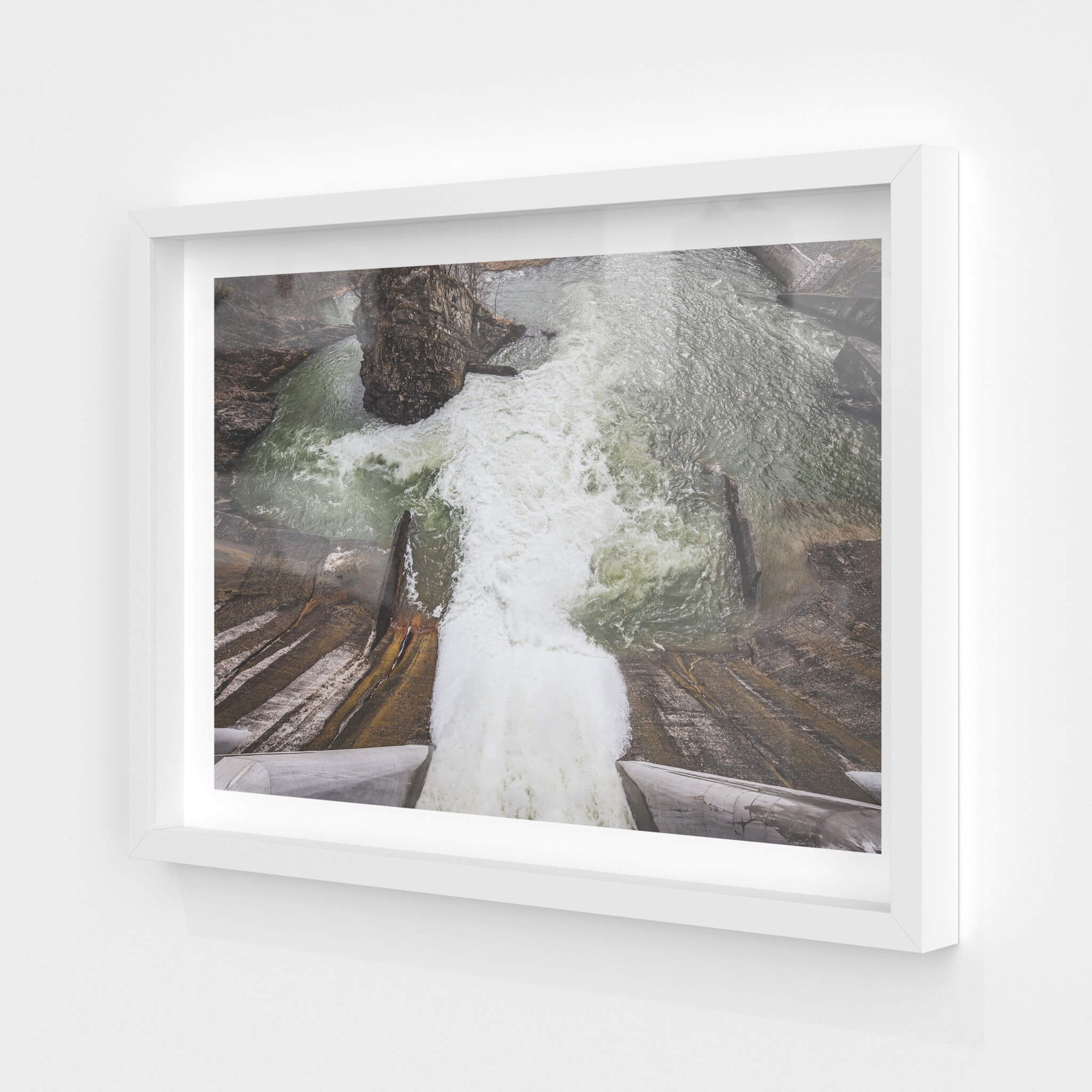 Spillway | Shimizusawa Thermal Power Plant Fine Art Print - Lost Collective Shop