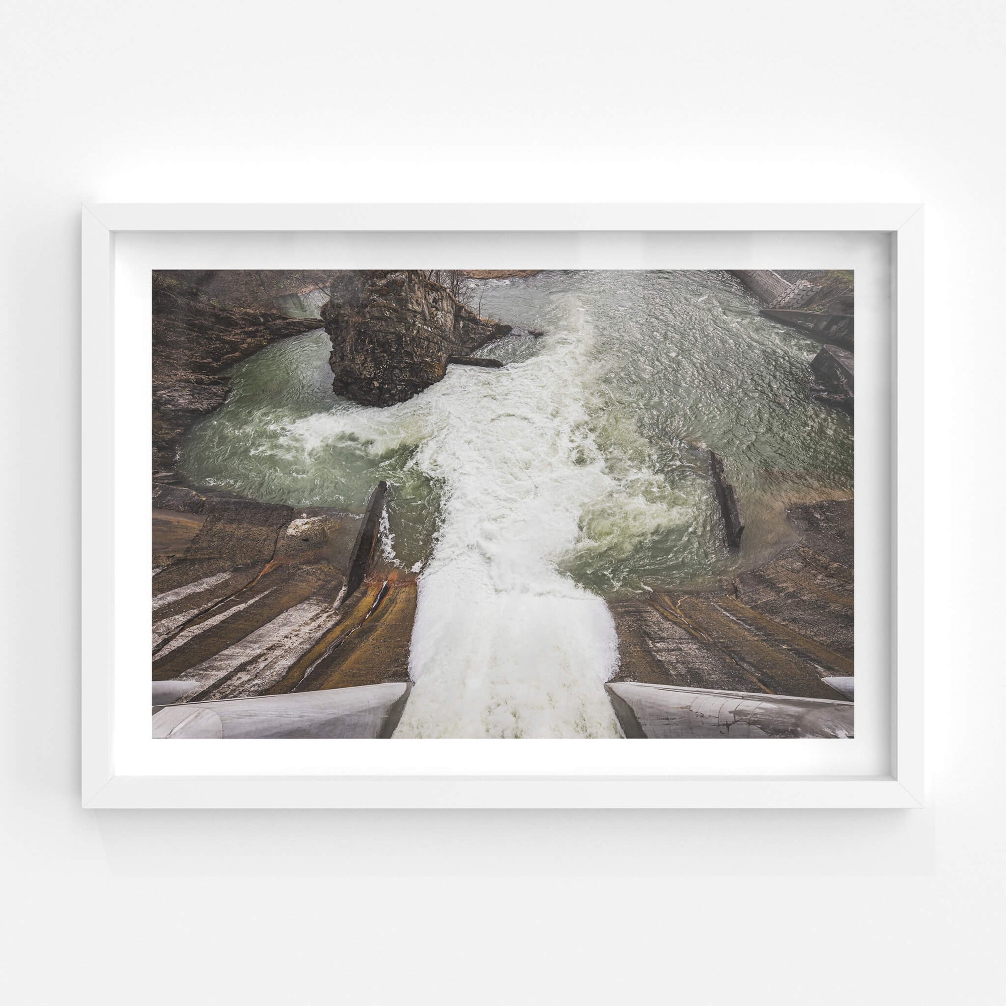 Spillway | Shimizusawa Thermal Power Plant Fine Art Print - Lost Collective Shop