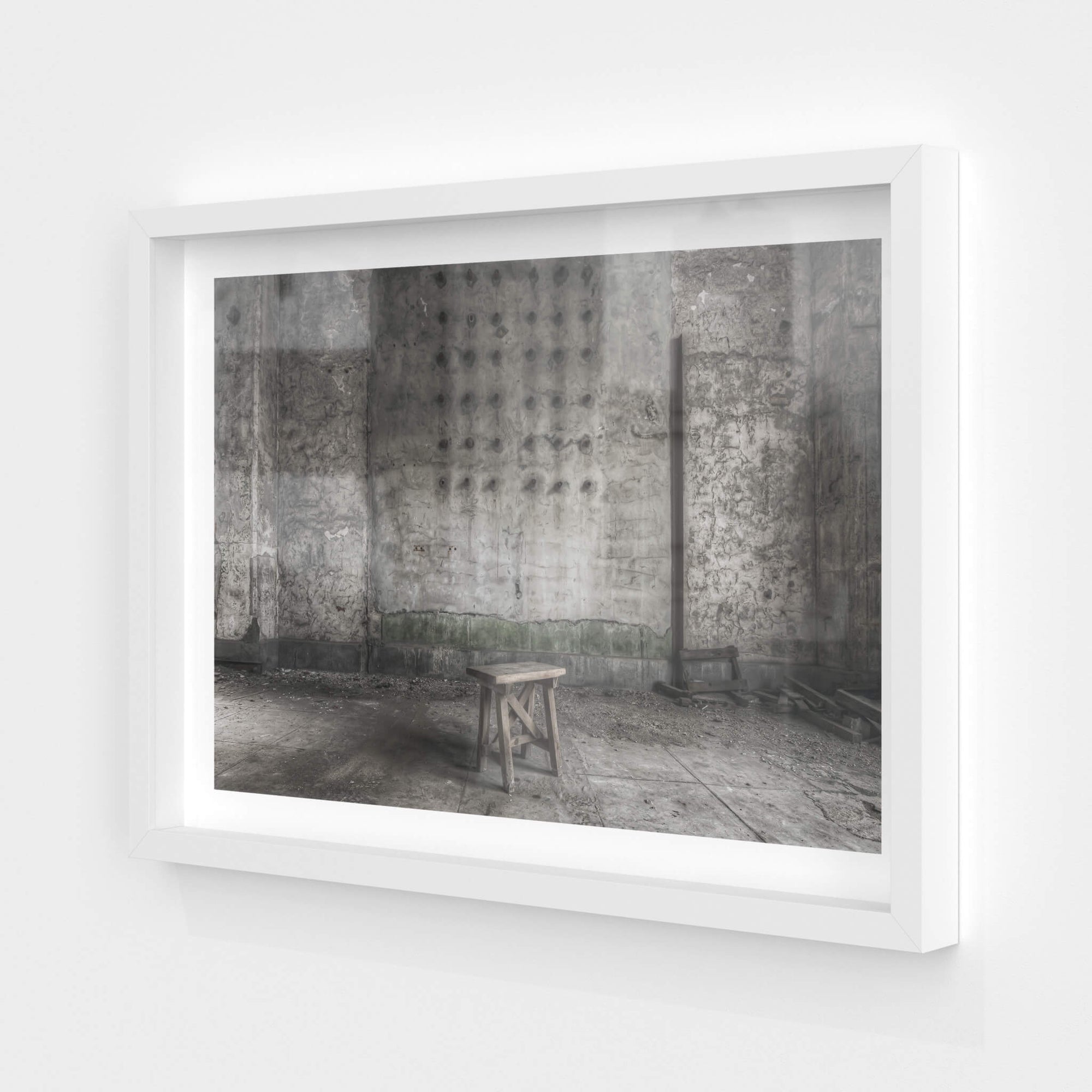 Stool | Shimizusawa Thermal Power Plant Fine Art Print - Lost Collective Shop