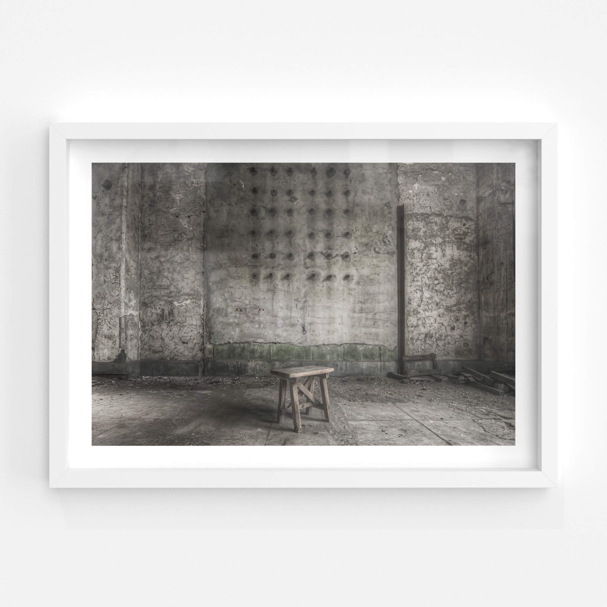 Stool | Shimizusawa Thermal Power Plant Fine Art Print - Lost Collective Shop