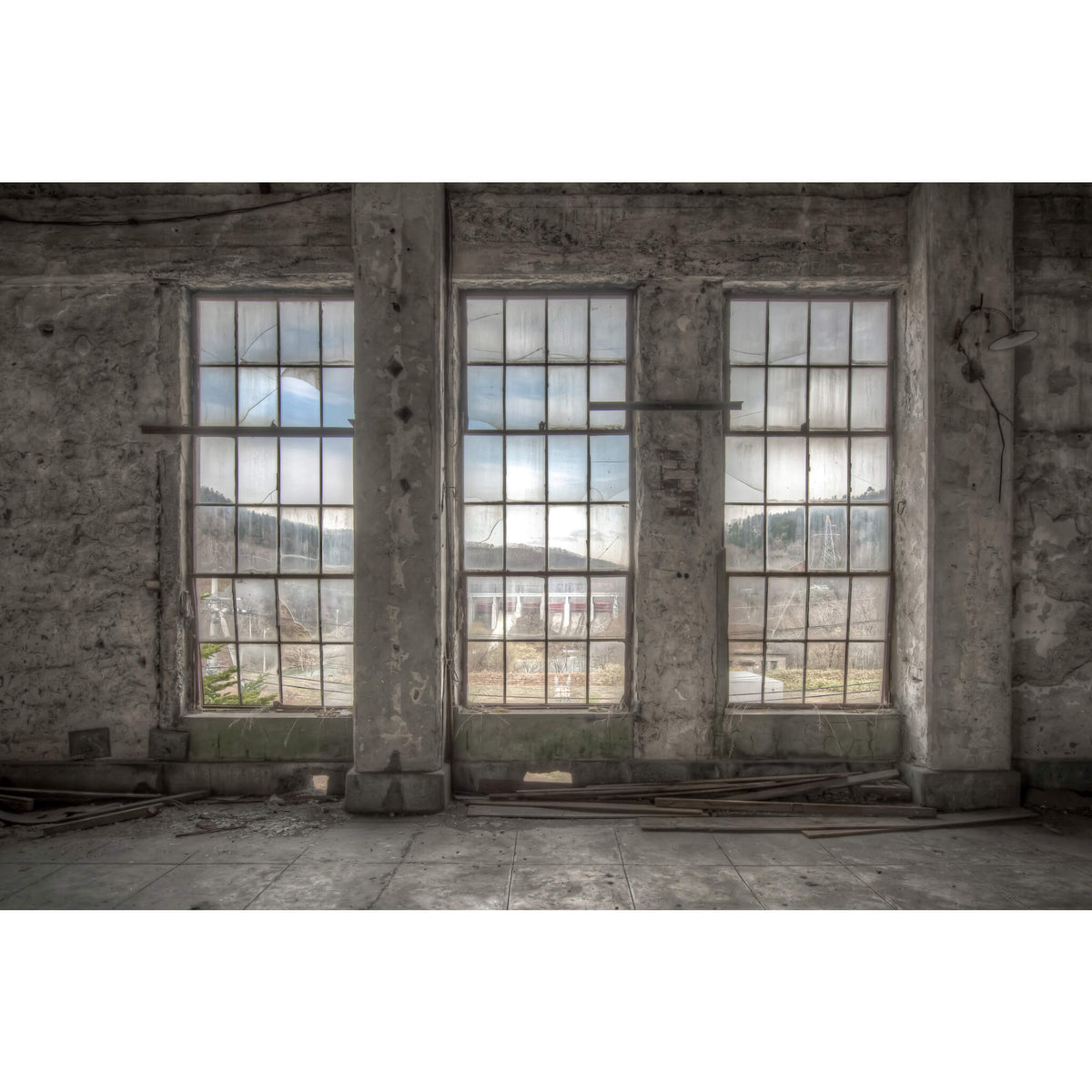 Three Windows | Shimizusawa Thermal Power Plant Fine Art Print - Lost Collective Shop